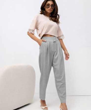Spodnie szare elegancki - Flavia