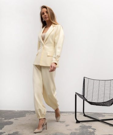 Balonowe spodnie - Yellow