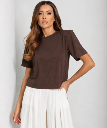 T-shirt elegancki z modalu - Colore