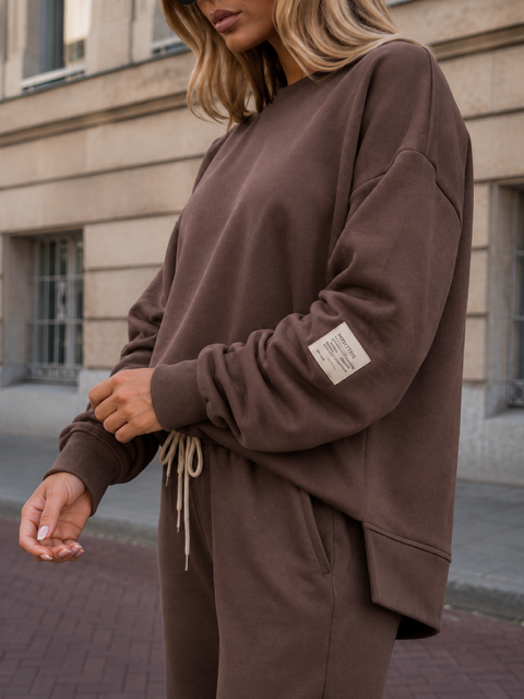 Komplet dresowy bluza oversize i spodnie joggery - Vincent - obrazek 2