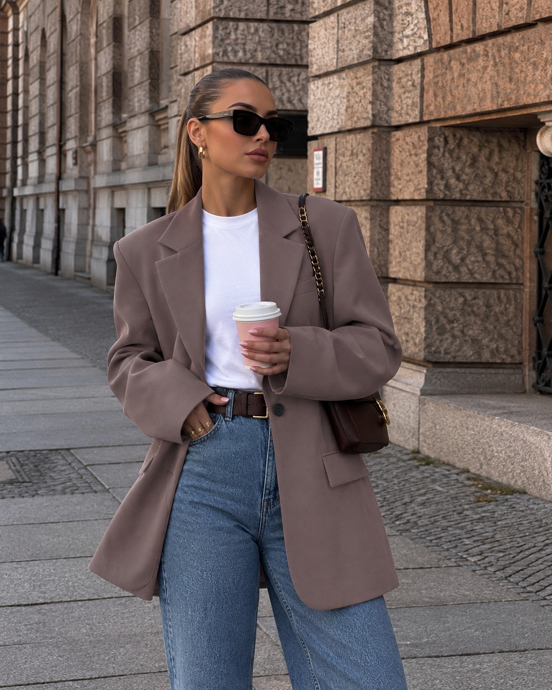 Marynarka oversize luźna - Meg - obrazek 5