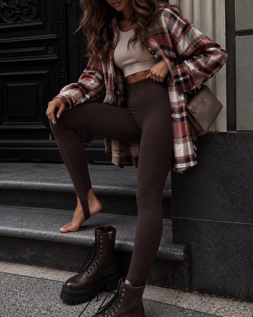 Legginsy narciarki z zapiętką - Clivia - obrazek 4