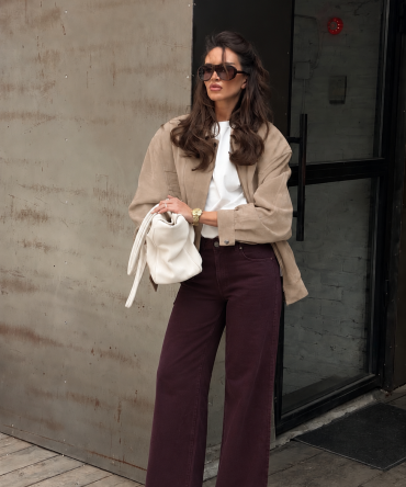 Spodnie jeansy wide leg - Gabriele
